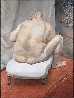 Naked Man, Back View (1991-1992) by Lucian Freud